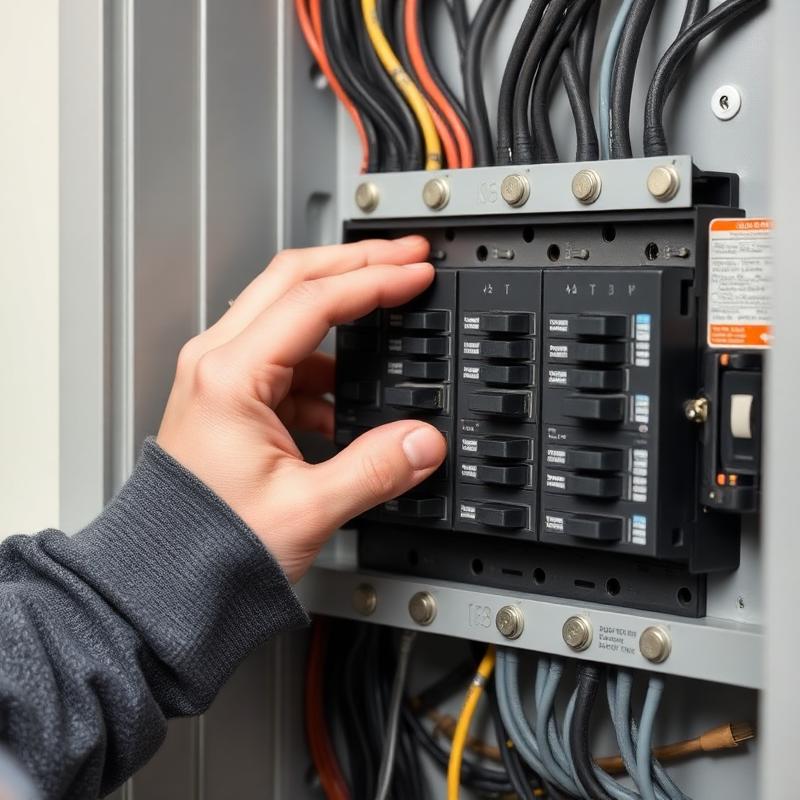 Instalación de breakers