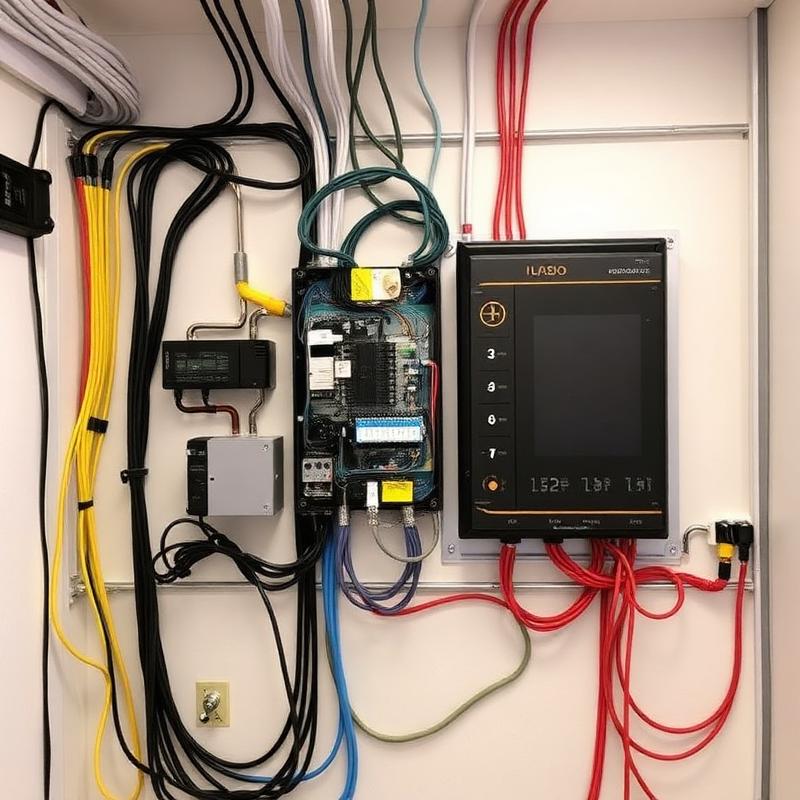 Cableado eléctrico organizado
